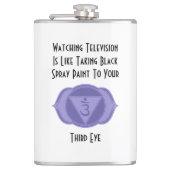 Derde prijsopgave voor eye Chakra Heupfles (Voorkant)