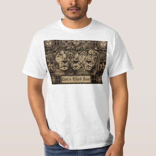 Derde rij van Lion T-shirt (Voorkant)