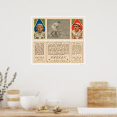 Derde Rode Sox Baseball 1912 Poster (Keuken)