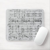 Derde Sonata voor piano en violine Muismat (Met muis)