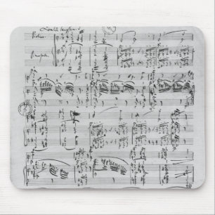 Derde Sonata voor piano en violine Muismat
