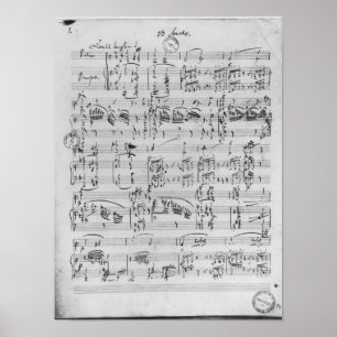 Derde Sonata voor piano en violine Poster