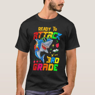 Derde teamstudent van de derde klas opnieuw koppel t-shirt