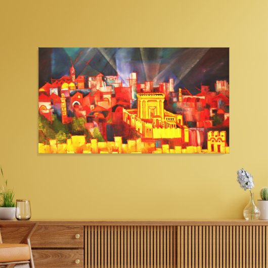 Derde Tempel Canvas Afdruk (Insitu (Woonkamer))
