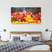 Derde Tempel Canvas Afdruk (Insitu (Slaapkamer))