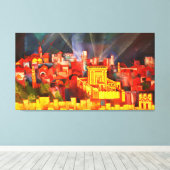 Derde Tempel Canvas Afdruk (Insitu (Houten vloer))