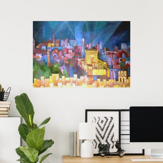 Derde tempel poster (Thuiskantoor)