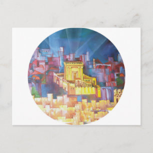 Derde tempel van Jeruzalem Briefkaart