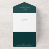 Derde triviale feestdag voor kerstcollage all in one uitnodiging (Buitenkant)