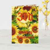 Derde trouwdag - Zonnebloem Kaart (Gele Bloem)