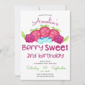 Derde uitnodiging van Berry Sweet Girl (Voorkant)