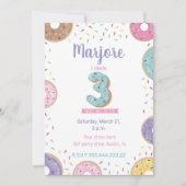 Derde uitnodiging voor de verjaardag, uitnodiging  (Voorkant)