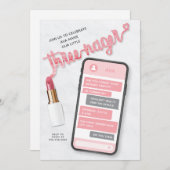 Derde uitnodiging voor de verjaardag van Threenage (Voorkant / Achterkant)