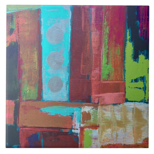 Derde Verdieping 6 x 6 Keramische Tegel Tegeltje (Voorkant)