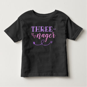 Derde verjaardag Jersey T-Shirt 3T 4T