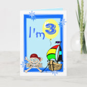 Derde verjaardag kaart (Voorkant)
