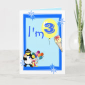 Derde verjaardag kaart (Voorkant)