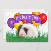 Derde verjaardag van de Cavia van de derde verjaar Kaart (Voorkant)