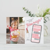 Derde verjaardag van de Derde verjaardag van Three Kaart (Staand voorkant)