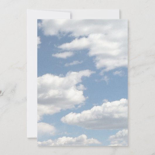 Derde verjaardag van de geboorte van kinderen kaart (Achterkant)