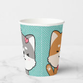 Derde verjaardag van de Schute Shiba Inu Puppy Aik Papieren Bekers (Rechts)