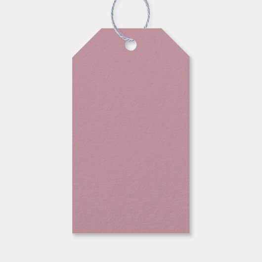 Derde verjaardag van Mauve en Gold Cadeaulabel (Achterkant)