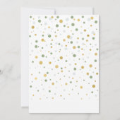 Derde verjaardag van Sage & Gold Balloons Kaart (Achterkant)