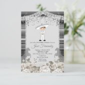 Derde verjaardag van Silver en White Mexican Boy Kaart (Staand voorkant)