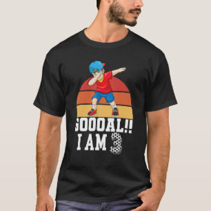 Derde verjaardag Voetbal Derde verjaardag Derde ve T-shirt