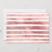 Derde verjaardag Zilveren Ballon | Roze fotoparty Kaart (Achterkant)