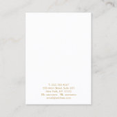 Derde Visitekaartje voor het oormerken van juwelen (Achterkant)