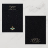 Derde Visitekaartje voor het oormerken van juwelen (Voorkant / Achterkant)