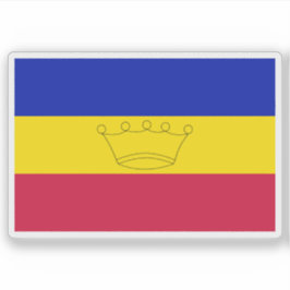 Derde vlag van Andorra (einde 19e eeuw-1930) Sticker