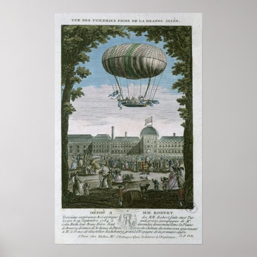 Derde vlucht van Nicholas Robert en zijn Poster (Voorkant)