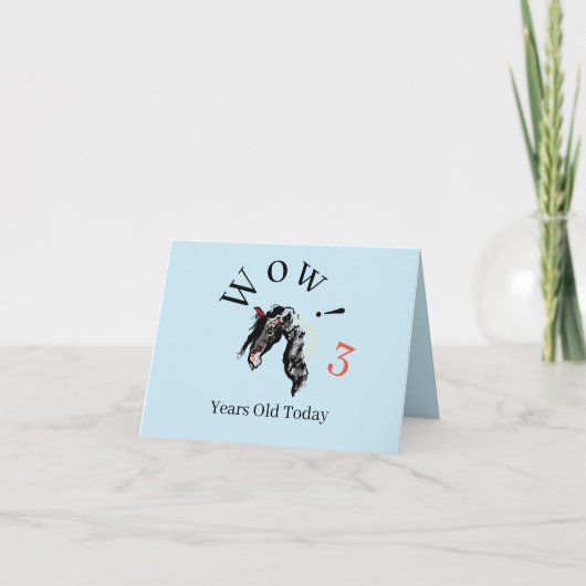 Derde vogeldag Wenskaart Kaart (Voorkant)