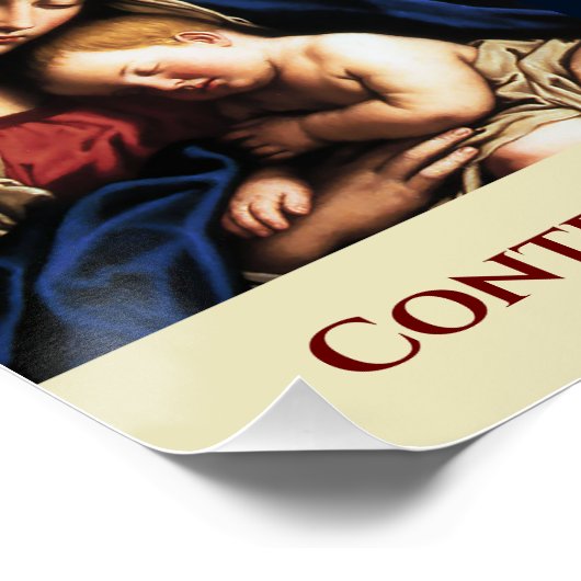 Derde vreugdevolle mysterie Poster (Hoek)