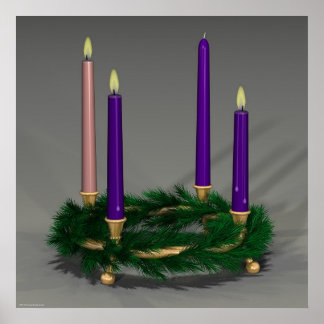 Derde week van de komst poster