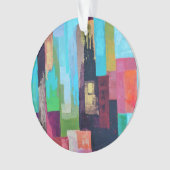 Derde Wereld Acryl Ornament (voorkant)