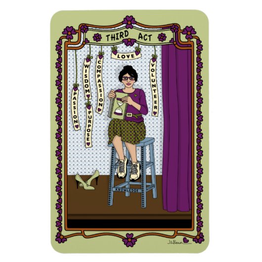 Derde wet_A_4x6 koelkast Magneet (Verticaal)