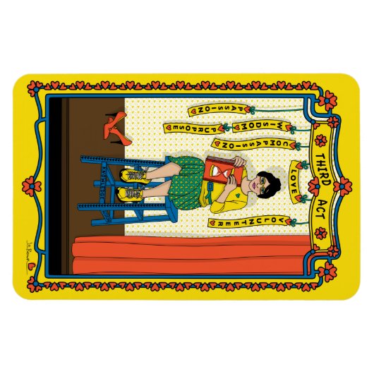 Derde wet_B_4x6 koelkast Magnet Magneet (Horizontaal)