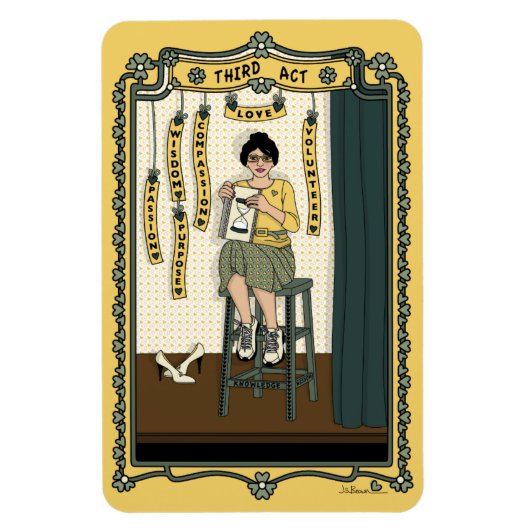 Derde wet_C_4x6 koelkast Magneet (Verticaal)