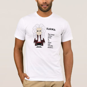 Derde wet van Karma en Newton (T-shirt met lichte T-shirt