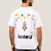 Derde wet van Newton T-shirt (Achterkant)