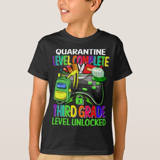 Derdegraads niveau ontgrendeld T-shirt (Voorkant)