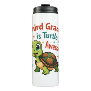 Derdegraads Turtle-y Geweldige 3e Graad Terug naar Thermosbeker