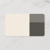 Derden - Wit met grijze schaduwen (crème) Visitekaartje (Achterkant)