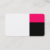 Derden - wit, neon rood en zwart visitekaartje (Achterkant)