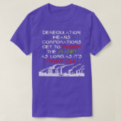 Deregulation Means T-shirt (Design voorkant)