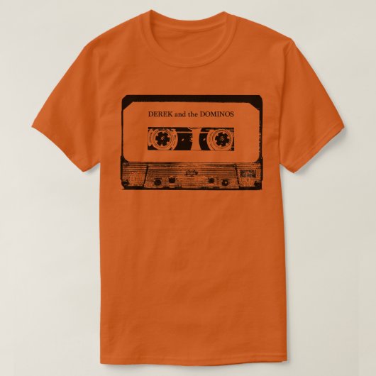 Derek en het Dominos Cassettebandje T-shirt (Design voorkant)