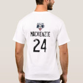 Derek Mackenzie #24 T-shirt (Achterkant)